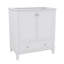 Armoire multifonctionnelle de base de meuble-lavabo 30 po avec portes et tiroir-118152049