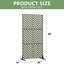 Paravents d'extérieur en métal 60 po x 30 po Parallel-123612335-123612340