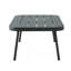 Causeuse et table en acier, gris-1876491158-1876491159