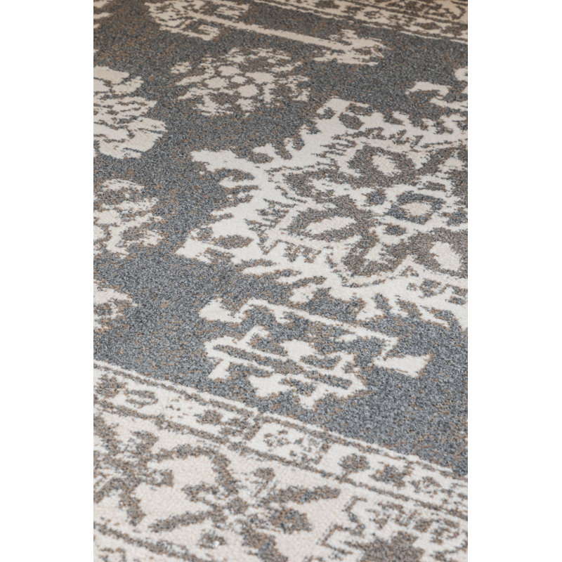 Flöde Oriental rug - classic, soft, short pile for bedrooms and living rooms, Rectangular 80 x 120cm