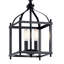 Luminaire suspendu cage noir 2 lumières-350676927