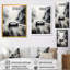 Gray Minimalist Race Car Traces I - Art mural de course-1996849515-1996849521