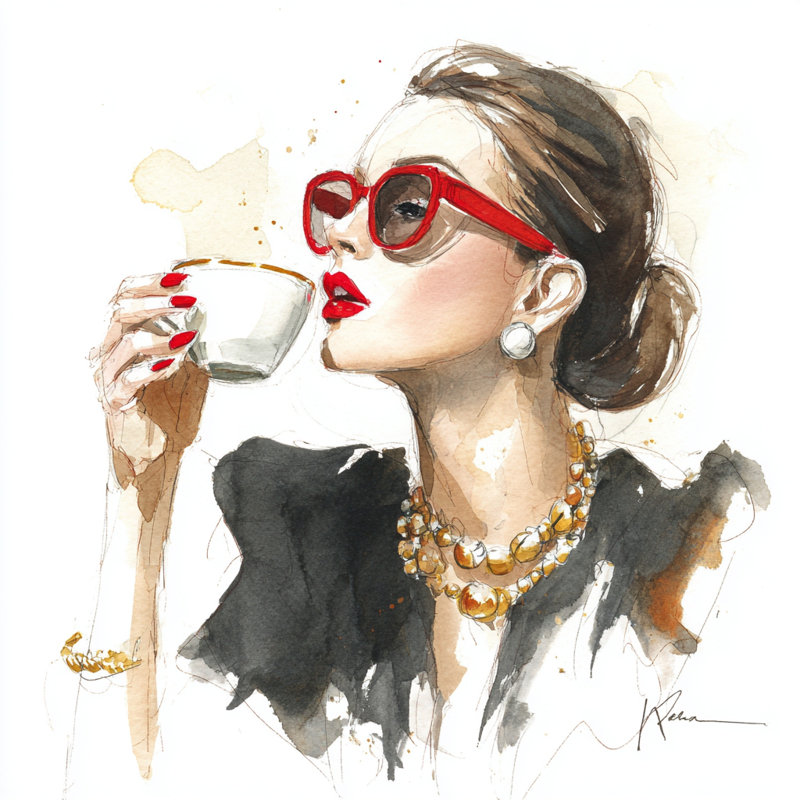 Art mural sur toile cramoisi chic