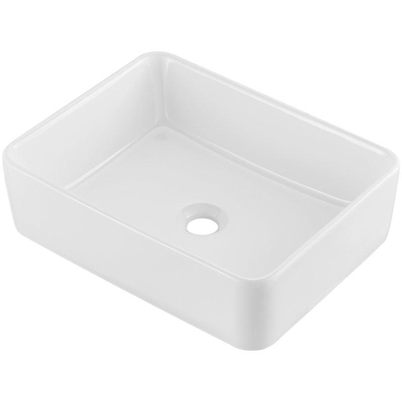 VEVOR 55.9mm W White Ceramic Sink