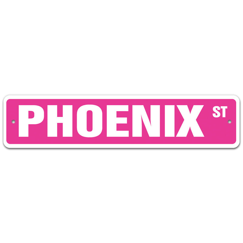 Plaque de rue Sonoran, H 7 po x l 30 po x P 0,1 po