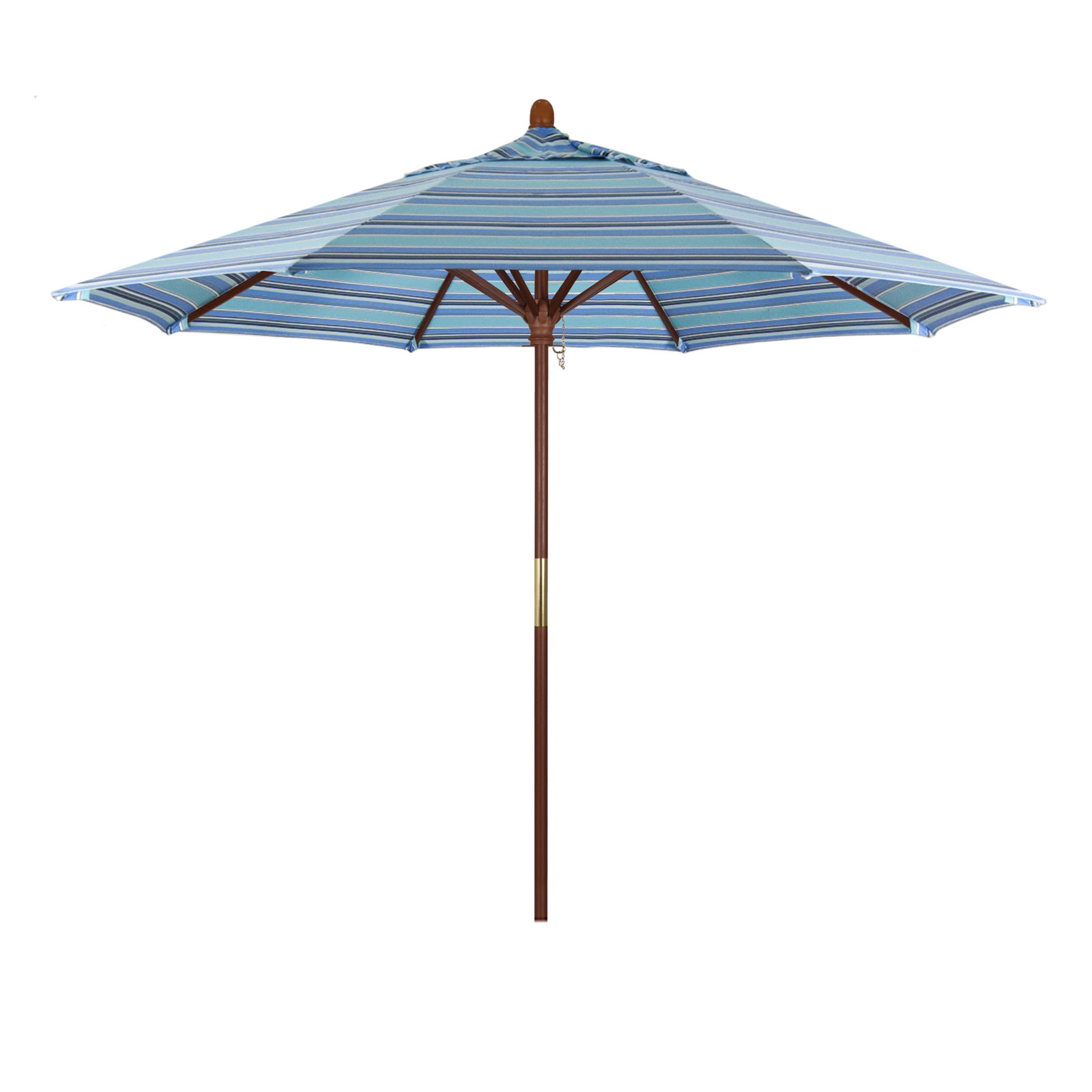 Manford 108'' Sunbrella® Outdoor Umbrella, Dolce Oasis Stripe Sunbrella®