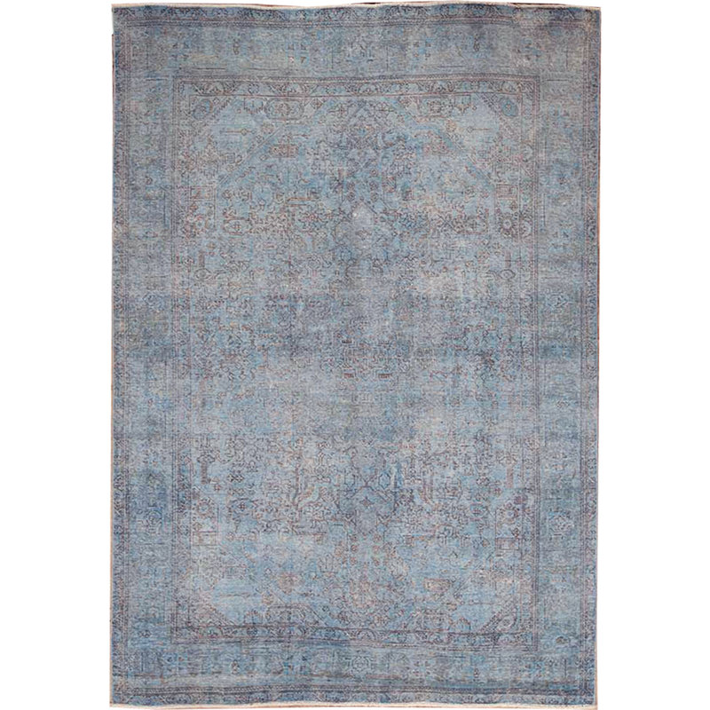 Ziegler Hand-Knotted High-Quality Blue Area Rug