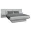 Collection Zen Alpha - Lit plateforme avec tête de lit et tables de chevet (2) - Assemblage facile, aucun sommier requis-1672459708-1664137074