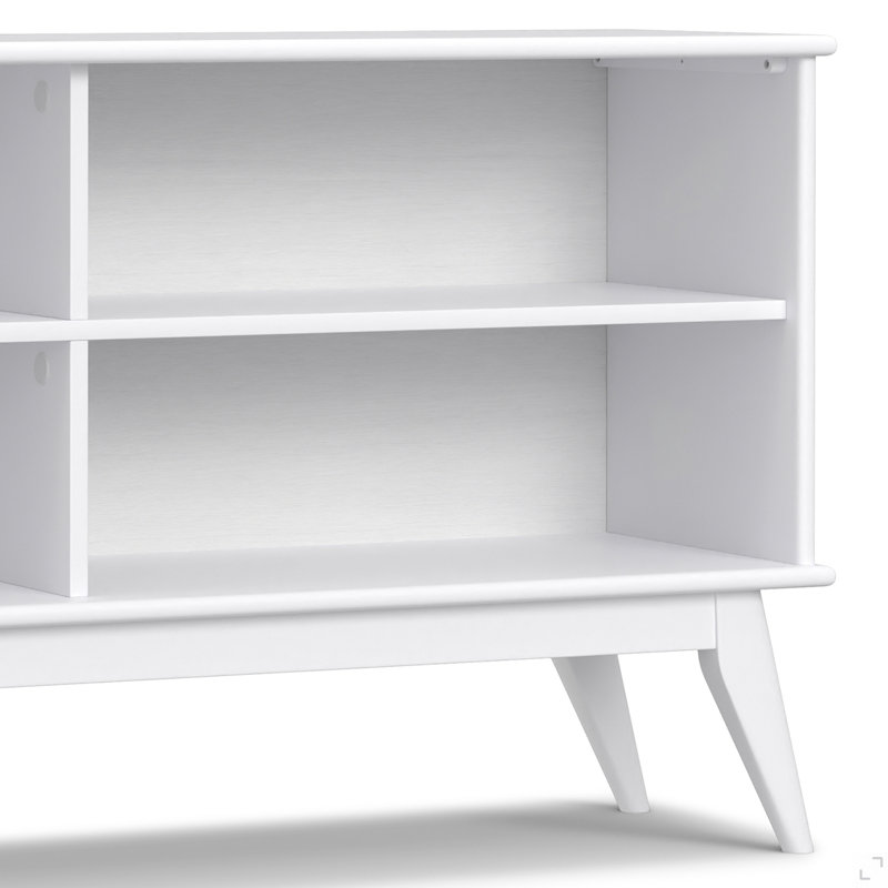 Bibliothèque basse Draper, Blanc