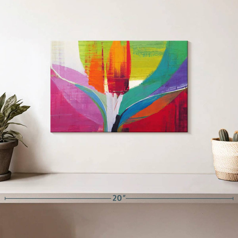 Abstrait tulipe Avery, H 8 po x l 12 po