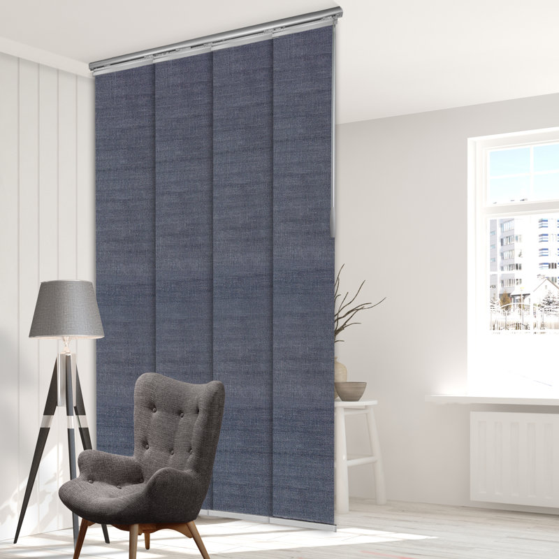 Spruce 4-Panel Single Rail Panel Track Extendable 34"-57" W x 91.4"H, Panel width 15.75"