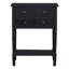 Console étroite avec trois tiroirs de rangement et une tablette inférieure, parfaite pour les petits espaces et les décors élégants-974330895