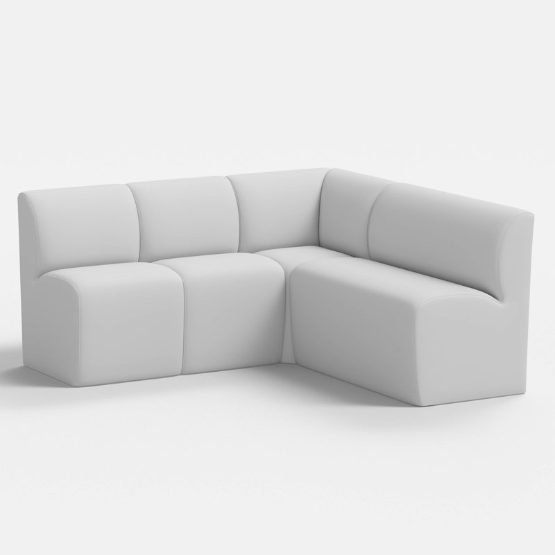 Banquette Salyers, Relaxed Linen Zinc