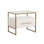 Venice Glass End Table