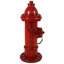 Statue bouche d'incendie deuxième meilleur ami du chien