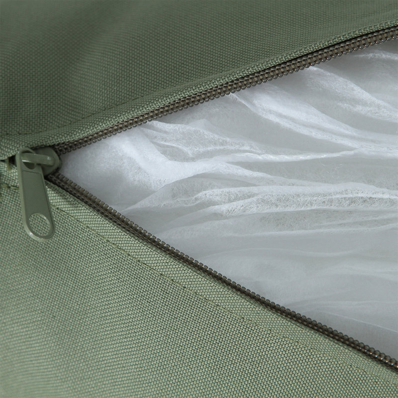 Causeuse et table en acier Mariano, blanc cassé et vert, Blanc cassé, Vert