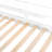 Twin size Loft Bed Wood Bed with Two Storage Boxes