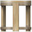 Drift Outdoor Round Teak Side Table