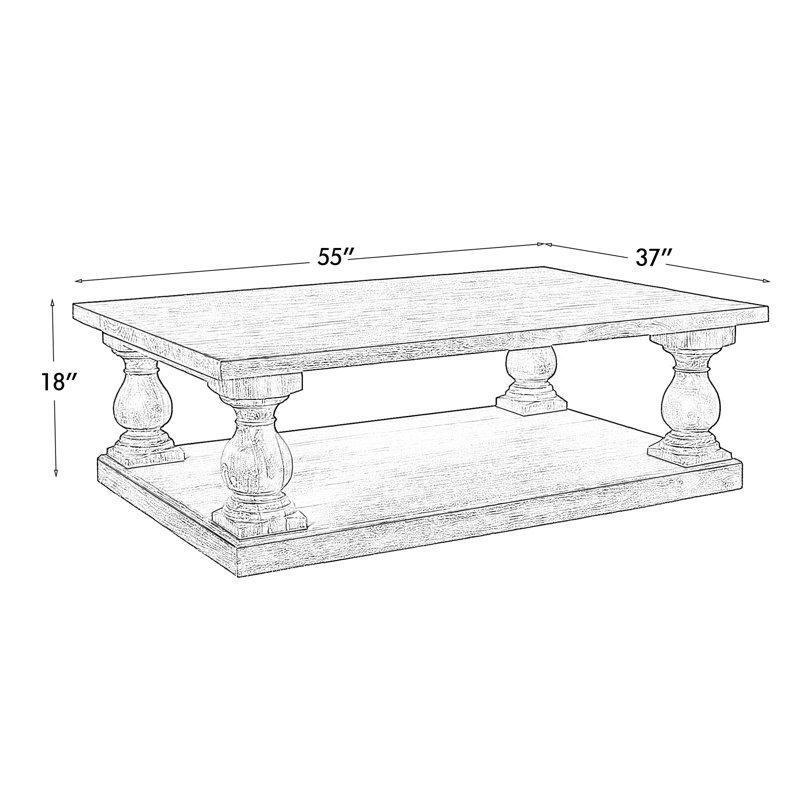 Table basse, Teinte gris mangue