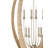 Menorca 8 - Light Wrought Iron Dimmable Geometric Chandelier