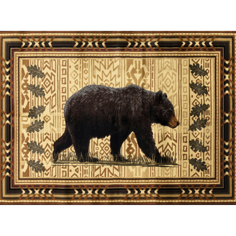 2 Ft. X 3 Polypropylene Black Area Rug, Stain , Floor Covering For Active Homes, Pet-, Rectangle 2' x 3'