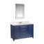 Ensemble de meuble-lavabo simple 47,2 po avec miroir Chantaya-1842365229