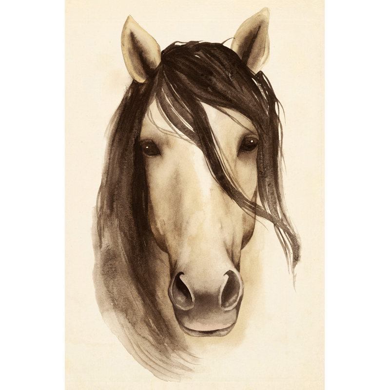 "Horse Bangs", reproduction sur toile tendue, H 36 po x l 24 po