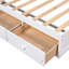 Lit plateforme simple avec rangement en bois massif Kalley-942293654