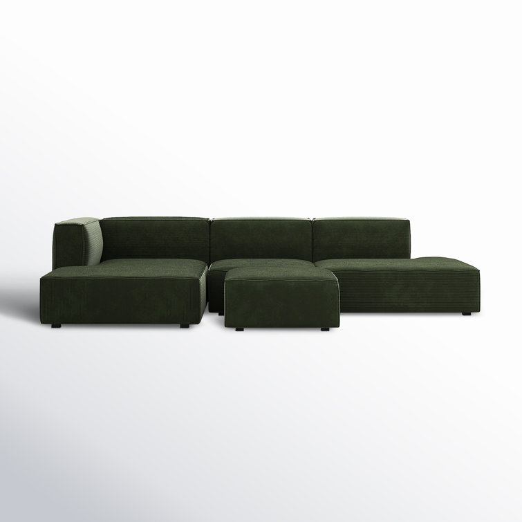 Shonnard 4 - Piece Modular Upholstered Chaise L-Sectional