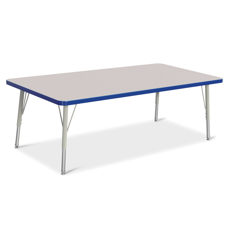 Tables d'activités Berries®, bleu, Élémentaire (15 po à 24 po), H 24 po x L 60 po x l 30 po