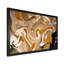 Vague brune avec taches noires et blanches - reproduction sur toile-67389833-67389836