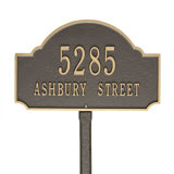Fitzwilliams 2-Line Lawn Address Sign