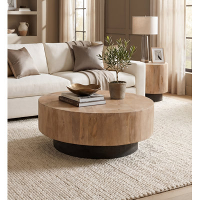 2-piece Round Living Room Table Set