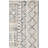 Hand Tufted Wool/Cotton Southwestern Rug in Beige/Gray-754315802