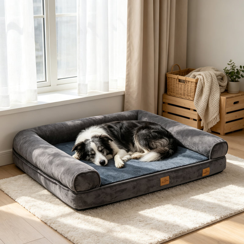 Hundebett Dog Beds Bolster Cushion, 20cm H x 120cm W x 90cm D