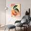 Art mural en verre Winston Porter «Collage Peach» par Momart-128350827