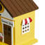 Maison d'oiseaux de jardin en bois massif 9,5 "H