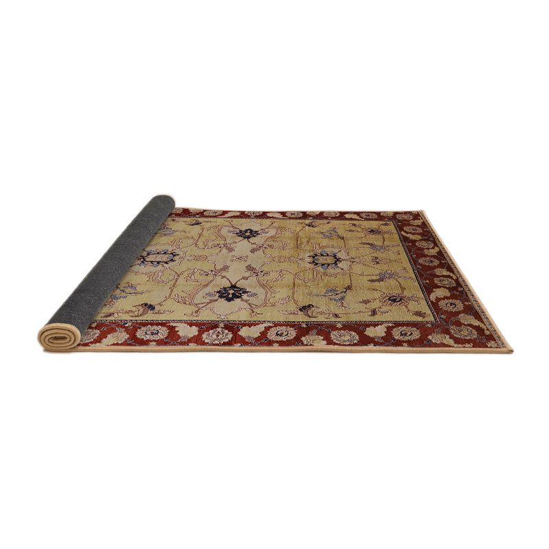 Tapis oriental rouge / beige Virgo, Rond 7 pi