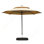 Parasol rond en porte-à-faux avec mât central (base non incluse)