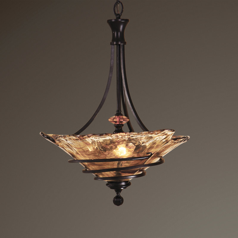 Luminaire suspendu bol simple 3 lumières Soukaina
