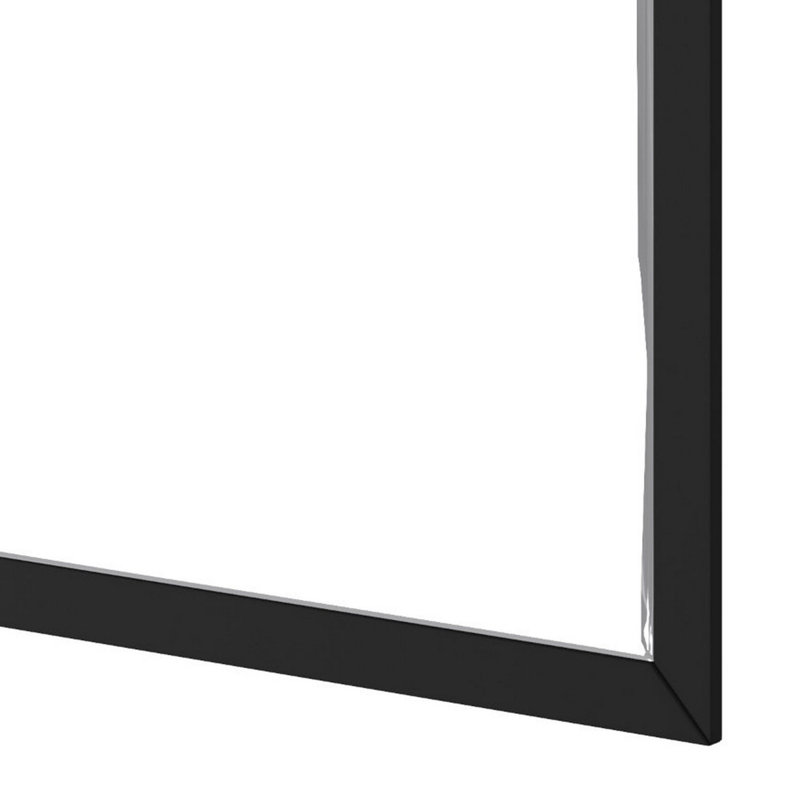 Abdulsamet Wood Flat Wall Mirror
