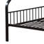 Lit superposé en métal Space avec support de matelas moderne et base
