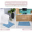 Tapis 100% coton lavable à la machine de la collection Bell Flower (ensemble de 2)-756968805-756968803