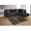 Tapis tissé de qualité supérieure, 5,2 x 7,5 pi, 100% polyester, antibactérien, antidérapant, hauteur des poils de 0,3 po | Lavable à la machine, impression numérique 3D | Parfait pour le salon, la chambre à coucher et le bureau-1184142379