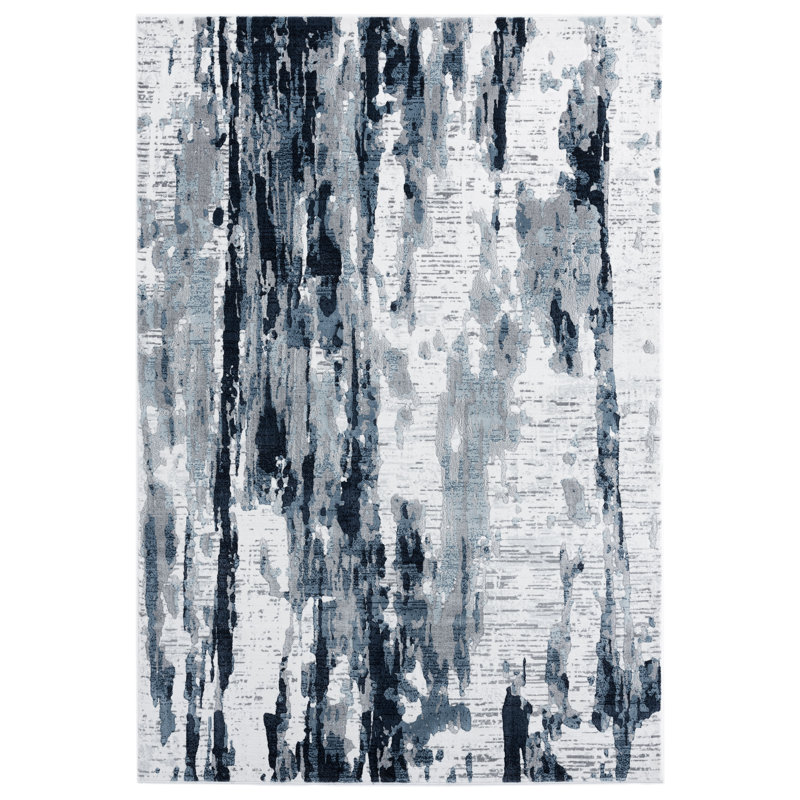 Tapis gris, Rectangle 7 pi 9 po x 9 pi 9 po