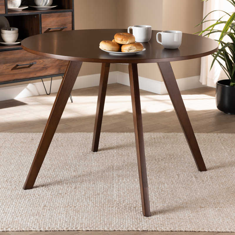 Round Solid Wood Dining Table