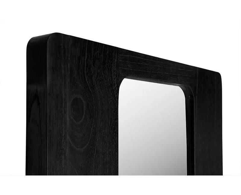 Franklin Rectangle Solid Wood Mirror, 20" x 30", Horizontal