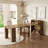 Modern Extendable Dining Table With Storage-854133046