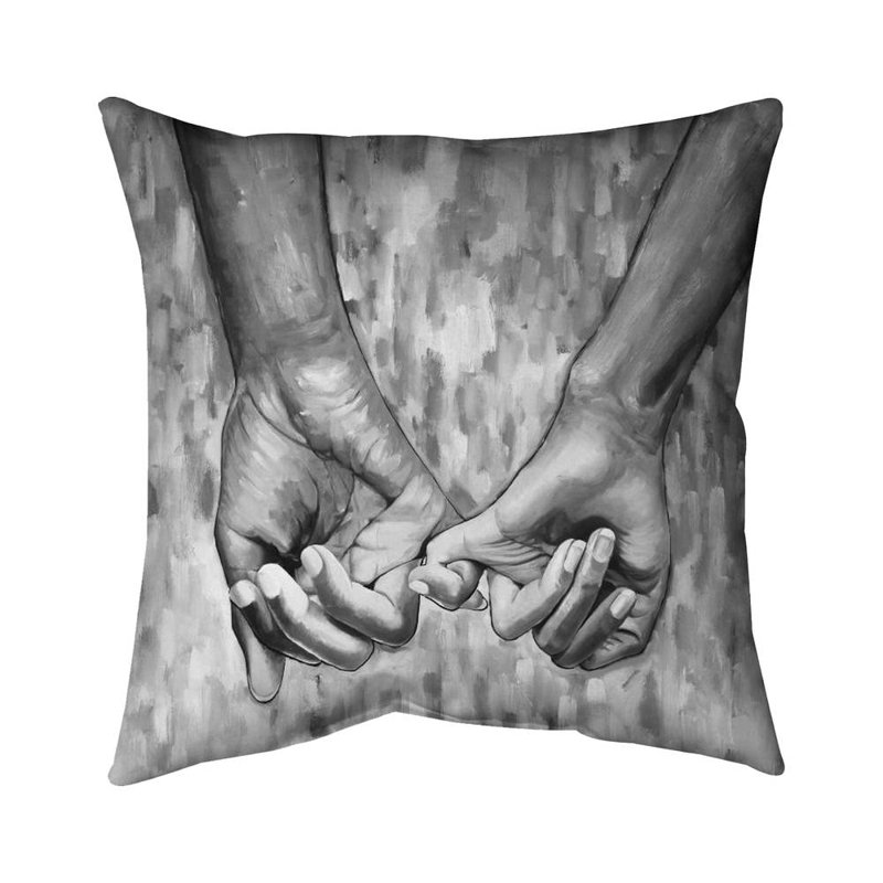 Connected - 26"x26" Throw pillow cover - Poly twill - Print on demand, 26" x 26"