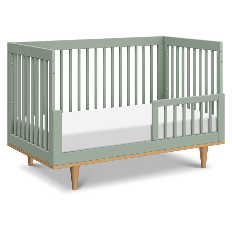 Lit de bébé convertible 3-en-1 Marley, Sauge clair, Crib